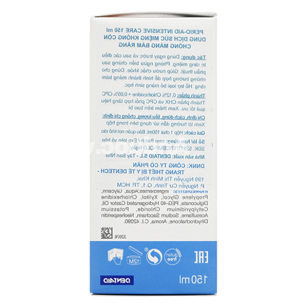Nước súc miệng Perio-Aid Intensive Care giúp nướu răng chắc khỏe chai 150ml