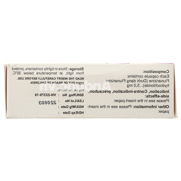 Lelocin 5 trị rối loạn tiền đình, đau nửa đầu (3 vỉ x 10 viên)