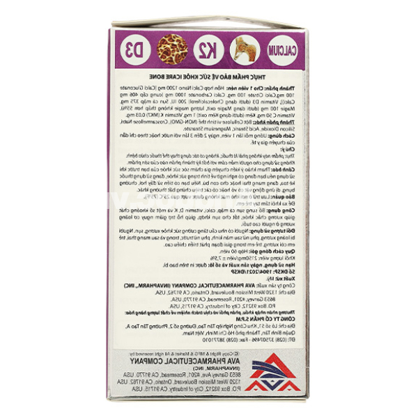 Icare Bone giúp xương chắc khỏe, giảm nguy cơ loãng xương hộp 60 viên