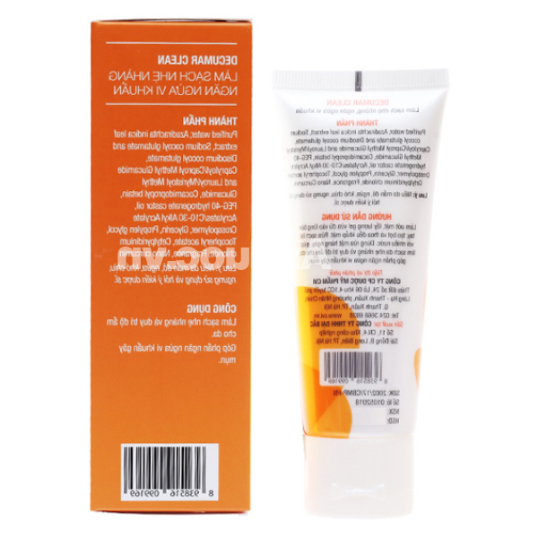 Gel rửa mặt Decumar Clean ngăn ngừa mụn tuýp 50g