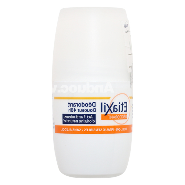 Lăn khử mùi Etiaxil Douceur giảm mùi cơ thể dịu nhẹ đến 48 giờ chai 50ml