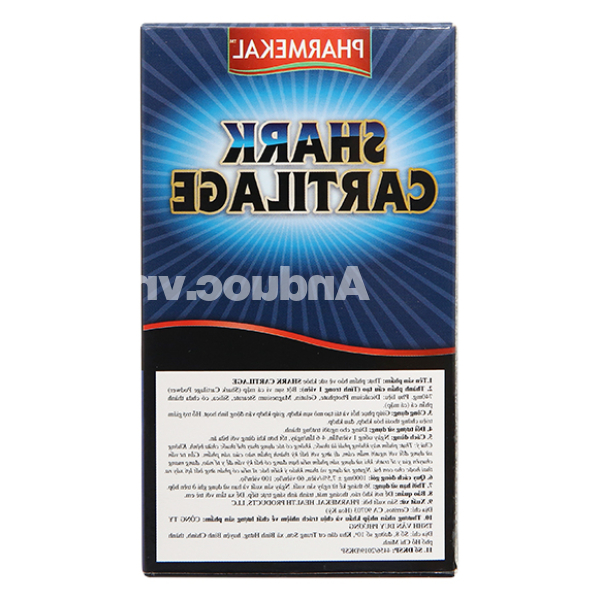 Pharmekal Shark Cartilage tái tạo mô sụn, giảm đau khớp hộp 60 viên
