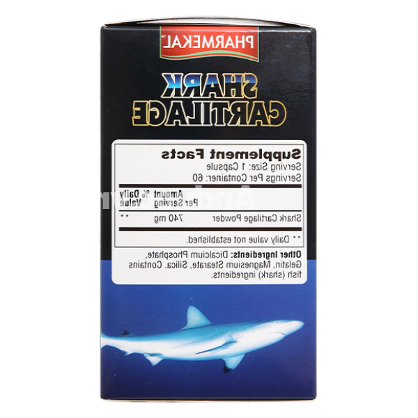Pharmekal Shark Cartilage tái tạo mô sụn, giảm đau khớp hộp 60 viên