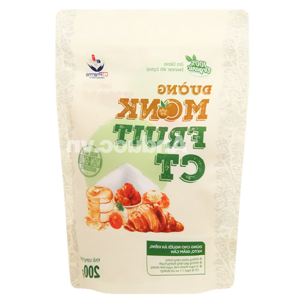 Đường ăn kiêng Monk Fruit CT túi 200g