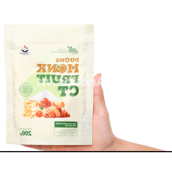 Đường ăn kiêng Monk Fruit CT túi 200g