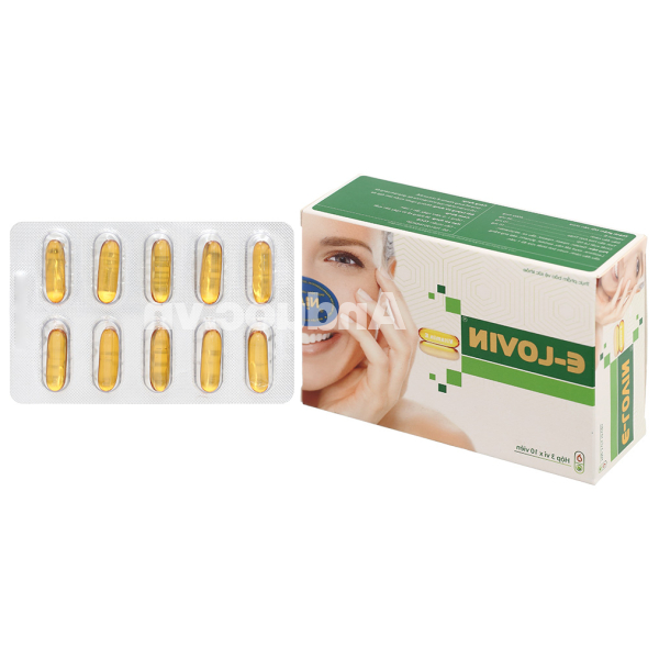 E-Lovin bổ sung vitamin E, hỗ trợ chống lão hóa, làm sáng da hộp 30 viên