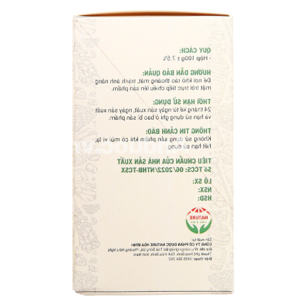 Đường ăn kiêng Monk Fruit CT hộp 100g (20 gói x 5g)