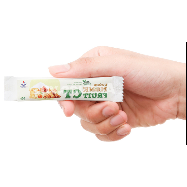 Đường ăn kiêng Monk Fruit CT hộp 100g (20 gói x 5g)