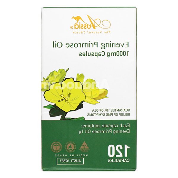 Aussia Evening Primrose Oil hỗ trợ làm đẹp da hộp 120 viên