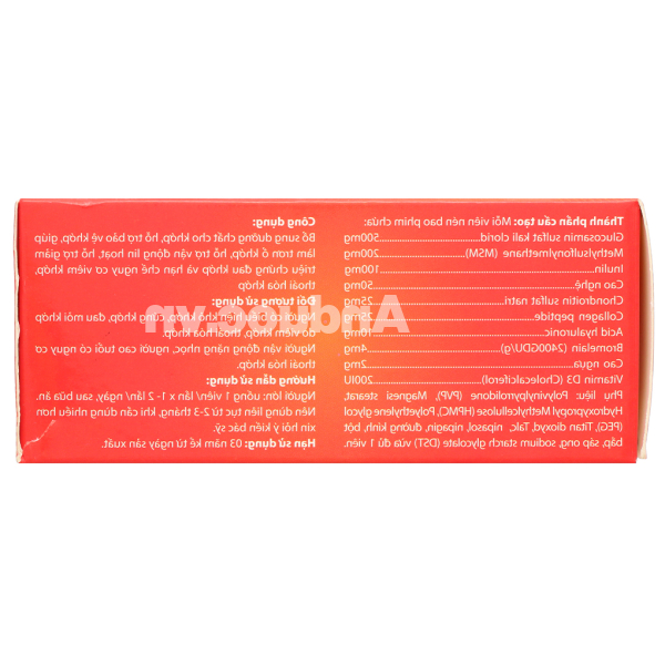 Glucocvin giảm đau khớp, thoái hóa khớp hộp 30 viên