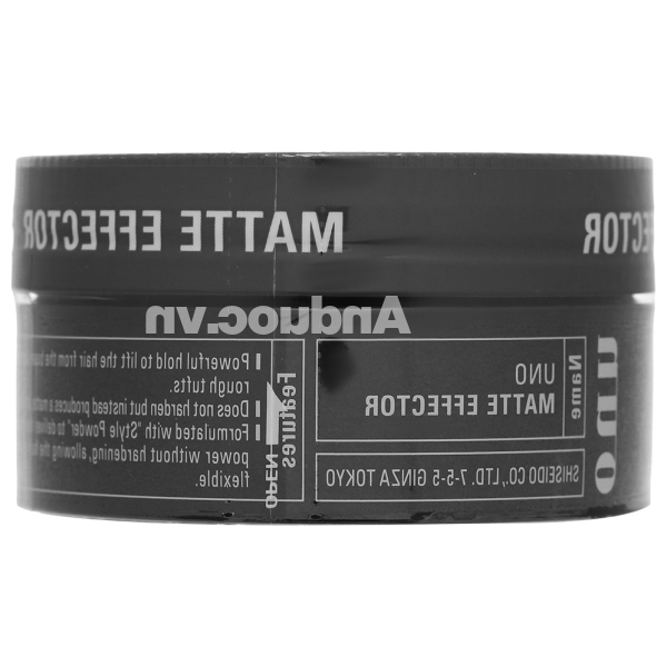 Sáp vuốt tóc UNO Matte Effector định hình, giữ nếp tóc hũ 80g