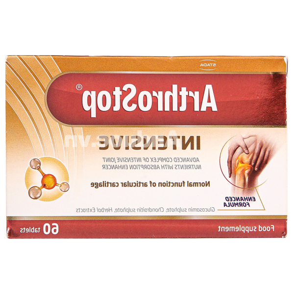 Stada ArthroStop Intensive giúp tăng tiết dịch khớp, giảm khô khớp hộp 60 viên