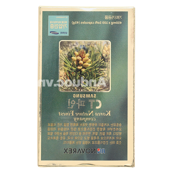 Tinh dầu Thông đỏ Samsung CTPINE giúp tăng tuần hoàn máu hộp 100 viên