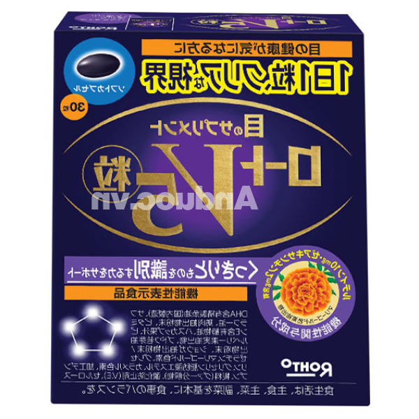 Rohto V5 giúp giảm nguy cơ thoái hóa điểm vàng hộp 30 viên