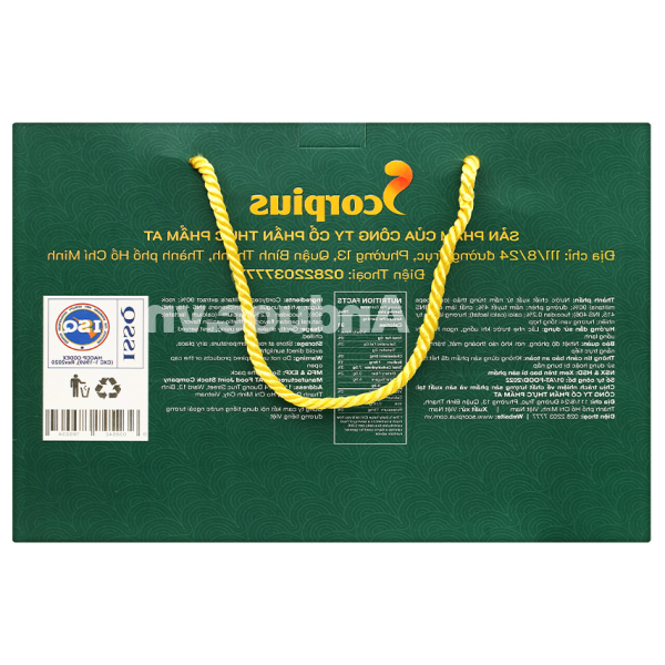 Nước chiết xuất trùng thảo Fucoidan Scorpius tăng đề kháng hộp 6 hũ x 70ml