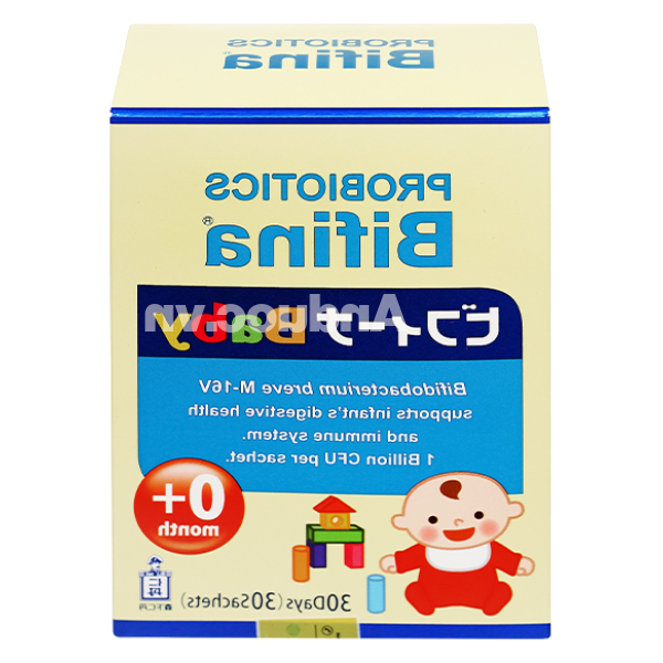 Men vi sinh Probiotics Bifina Baby bổ sung lợi khuẩn cho trẻ hộp 30 gói x 1g