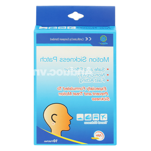 Miếng dán chống say tàu xe Fobelife Motion Sickness Patch hộp 10 miếng