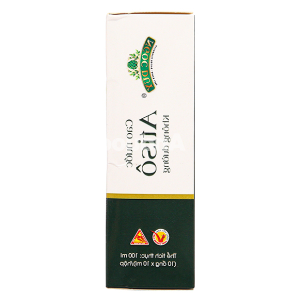 Cao nước Atisô Ngọc Duy không đường giúp bổ gan, lợi mật hộp 10 ống x 10ml