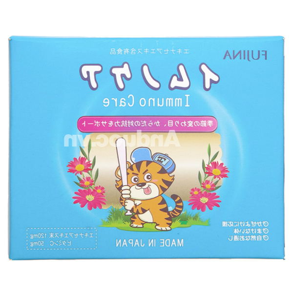 Cốm Fujina Immuno Care hỗ trợ tăng đề kháng, giảm nguy cơ viêm hô hấp hộp 15 gói