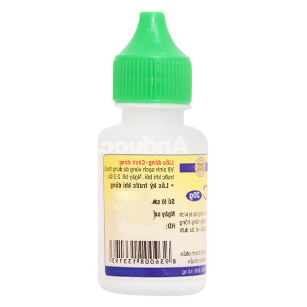 Hỗn dịch dùng ngoài Hồ Nước HDPharma trị chàm, nhiễm khuẩn da chai 20g