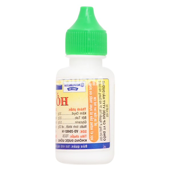 Hỗn dịch dùng ngoài Hồ Nước HDPharma trị chàm, nhiễm khuẩn da chai 20g