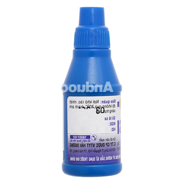 Cồn BSI HDpharma trị hắc lào, nấm da chai 20ml