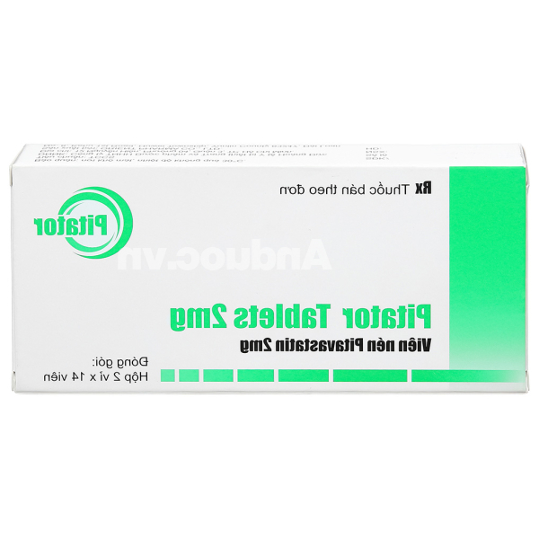 Pitator Tablets 2mg trị rối loạn mỡ máu (2 vỉ x 14 viên)