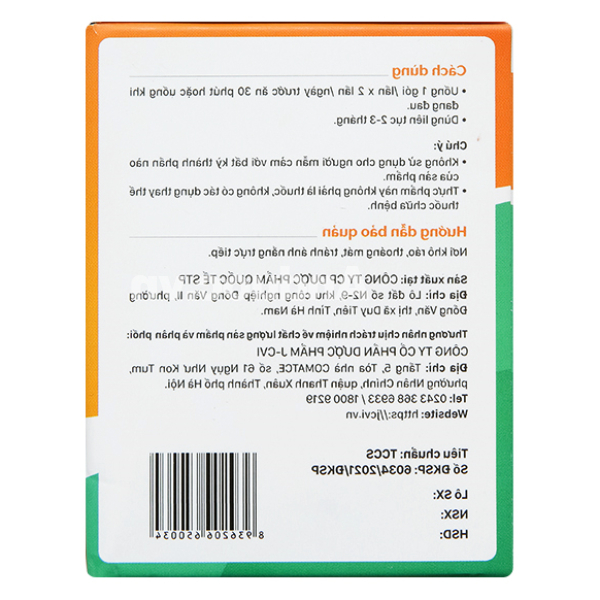 Hỗn dịch Dạ Dày Gasto hỗ trợ giảm acid dịch vị, bảo vệ niêm mạc dạ dày hộp 20 gói x 10ml