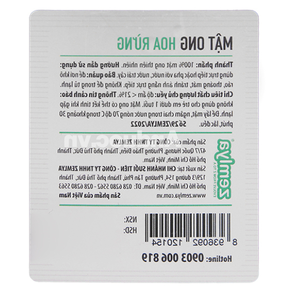 Mật ong hoa rừng Rừng Nhiệt Đới chai 360g