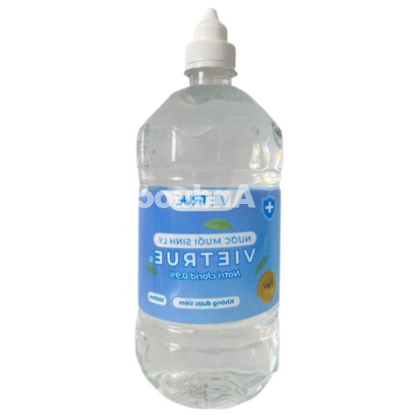 Nước muối Vietrue sát khuẩn, súc miệng chai 1000ml