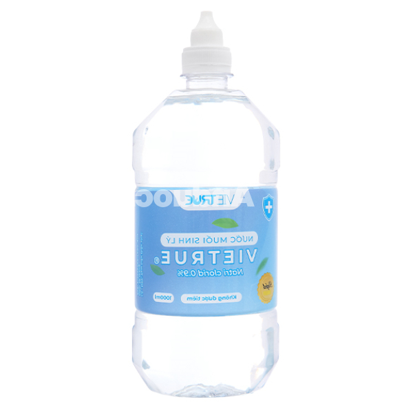 Nước muối Vietrue sát khuẩn, súc miệng chai 1000ml