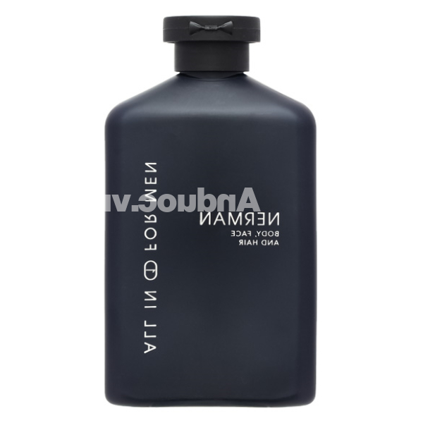 Gel tắm, gội, rửa mặt Nerman Gentleman 3in1 hương nước hoa chai 350ml