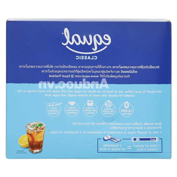 Đường ăn kiêng Equal Classic hộp 100g (100 gói x1g)
