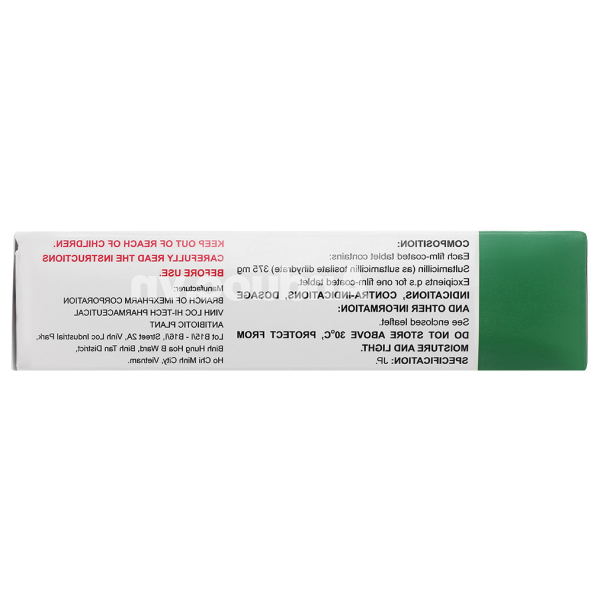 Momencef 375mg trị nhiễm khuẩn hô hấp, đường niệu (3 vỉ x 7 viên)