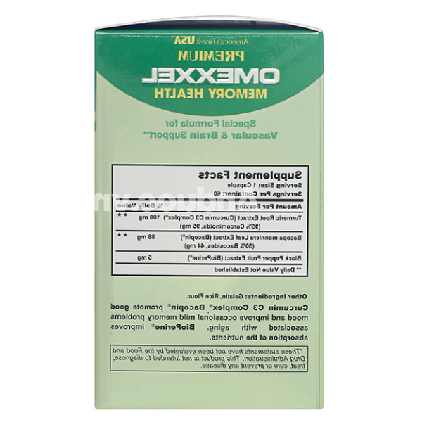 Premium Omexxel Memory Health hỗ trợ tốt cho não bộ chai 60 viên