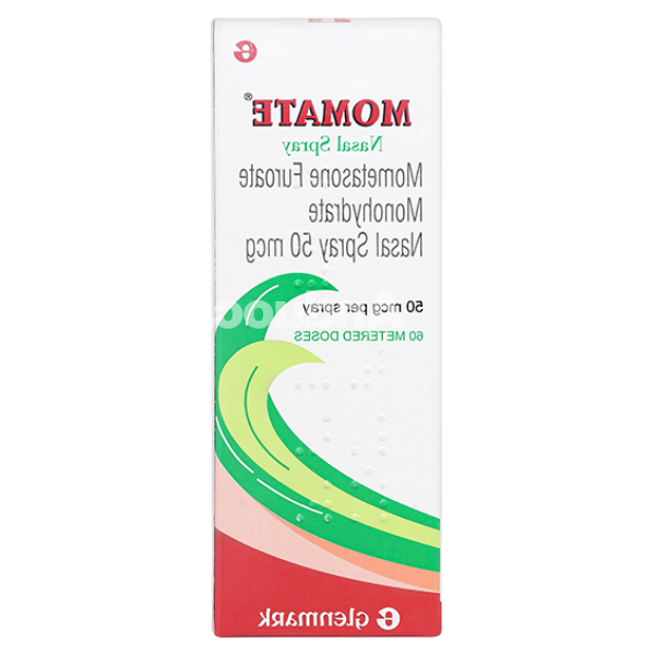 Hỗn dịch xịt mũi Momate Nasal Spray 50mcg trị viêm mũi dị ứng chai 60 liều