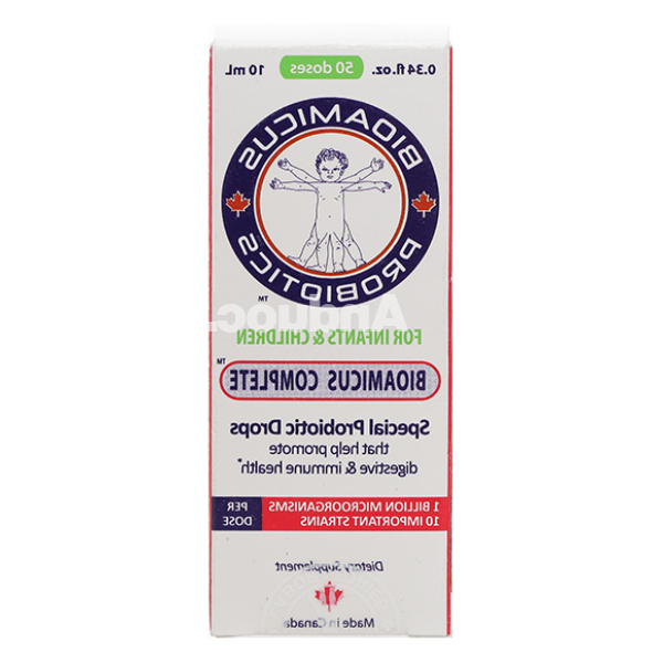 Men vi sinh BioAmicus Complete giúp bổ sung lợi khuẩn, tăng đề kháng lọ 10ml
