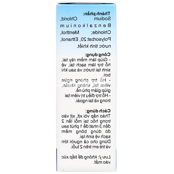 Xịt tai Nipass hỗ trợ giảm viêm tai, kháng khuẩn chai 30ml