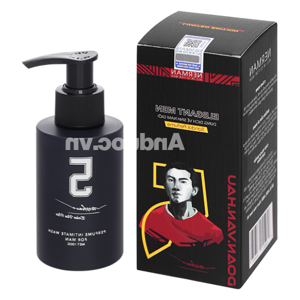 Dung dịch vệ sinh nam Nerman Elegant Men hương nước hoa Sanda chai 100ml