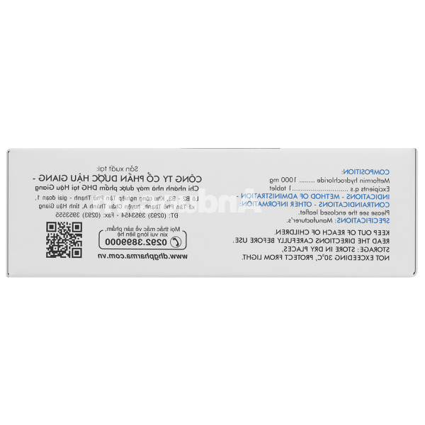 Glumeform 1000 XR trị đái tháo đường (3 vỉ x 10 viên)