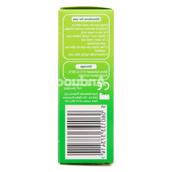 Nước mắt nhân tạo Vizulize Hypromellose 0.3% chai 10ml