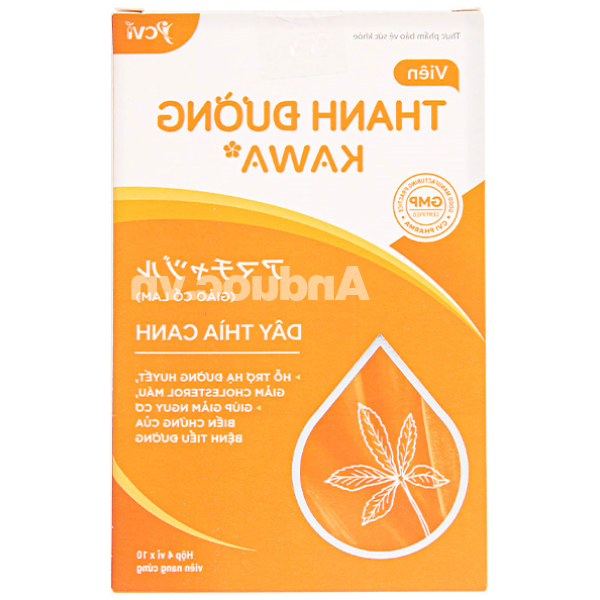 Thanh Đường Kawa hỗ trợ hạ đường huyết, giảm cholesterol máu hộp 40 viên