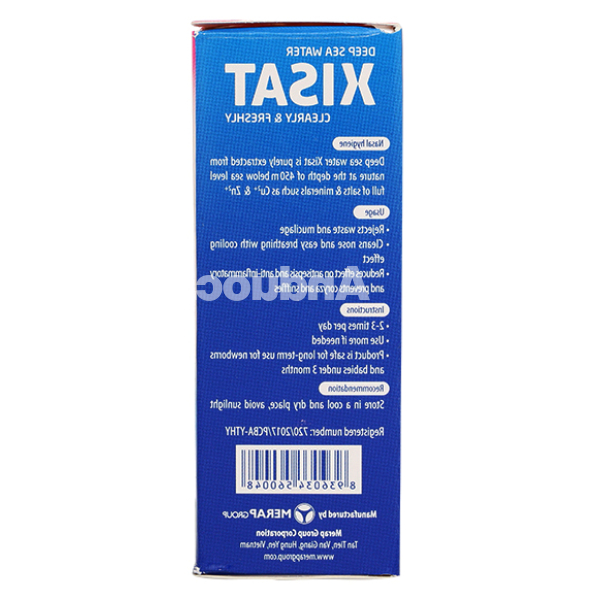 Nhỏ mũi Xisat giúp thông mũi cho bé chai 15ml