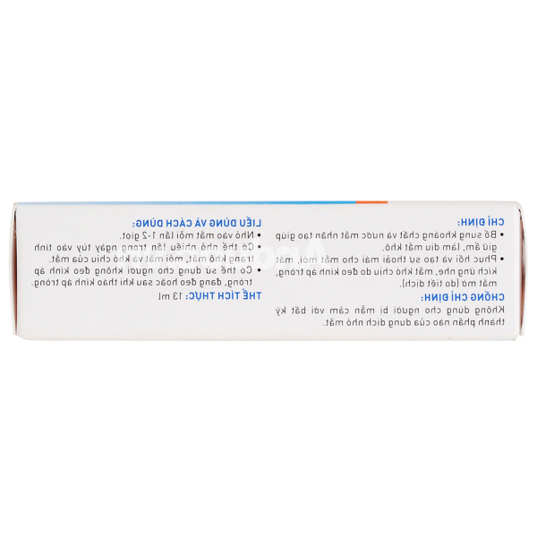 Dung dịch nhỏ mắt V.Rohto Mineral Tear giữ ẩm và bổ sung khoáng chất chai 13ml