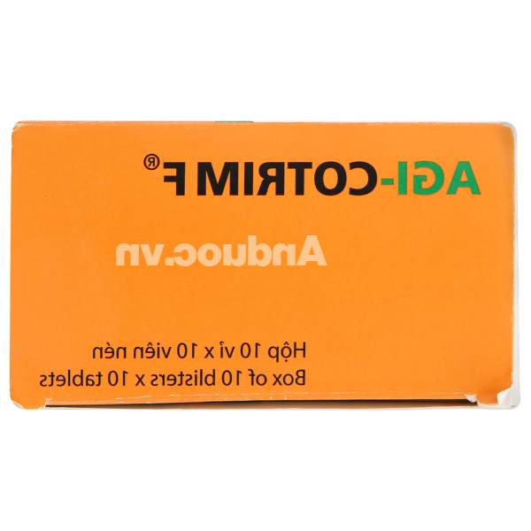 Agi-Cotrim F trị nhiễm khuẩn (10 vỉ x 10 viên)