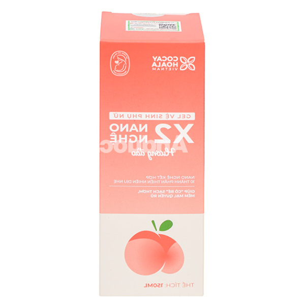 Gel vệ sinh phụ nữ X2 Nano Nghệ hương đào làm sạch ngừa viêm nhiễm chai 150ml