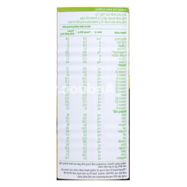 Sữa bột Anlene Total 10 bổ sung dưỡng chất cho người trên 40 tuổi hương vani lon 400g