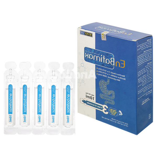 Men vi sinh EnBatimax giúp bổ sung lợi khuẩn hộp 20 ống x 10ml