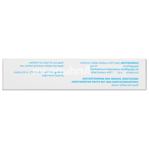 Nady-Dapag 10 trị đái tháo đường tuýp 2 (3 vỉ x 10 viên)