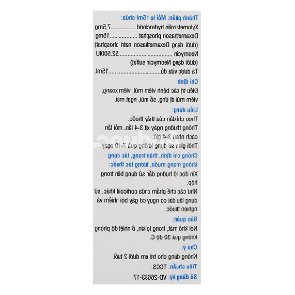 Thuốc xịt mũi Aladka trị viêm mũi, viêm xoang, viêm mũi dị ứng lọ 15ml